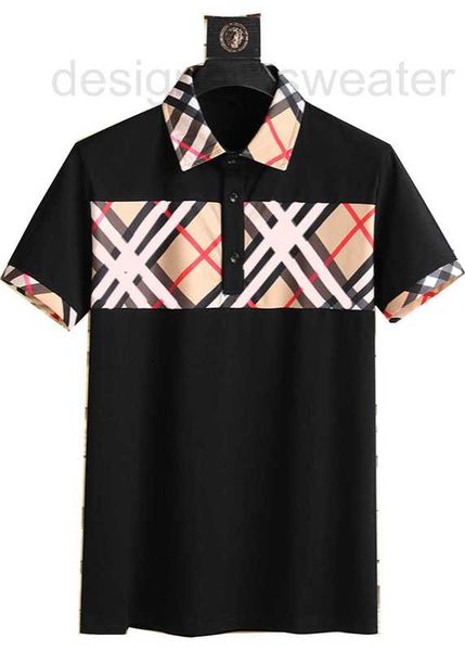 

men's polos designer 2022 mens printed shirt cartoon 100% cotton short sleeve camisas stand collar male shirts m-3xl#29 gx7w, White;black