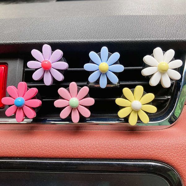 

interior s car flower outlet decoration ornaments air perfume vent clip auto accessories dropshipping r230228