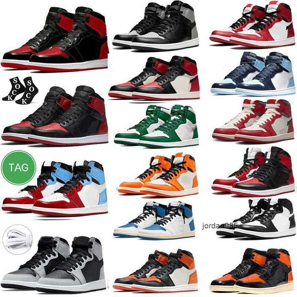 

basketball shoes patent bred dark mocha marina ice diamond yellow toe stealth university cement true blue reverse light smoke grey men women, Black