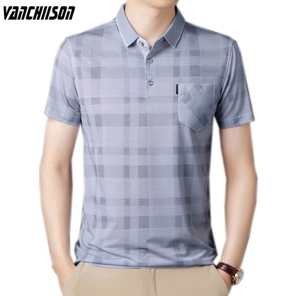 

men's polos men polo shirt short sleeve plaids for summer 95% polyester retro vintage fashion casual male buttons up tue02w45 230228, White;black