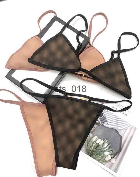 

bikinis set women's underwear letter pattern girl summer two pieces bras sets women fashion two colors wire t230228