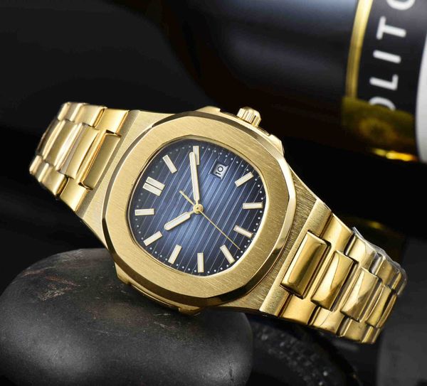 

luxury watches 3k 40mm 3k pp5711 8.3mm superclone pp watch commodity three-needle 24 hours steel band rdvy, Slivery;brown