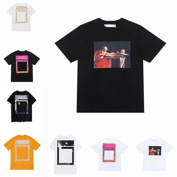 

mens t shirts personality tshirts mens t-shirts loose tees man s casual shirt luxurys clothing street shorts sleeve white clothes jvhx, White;black