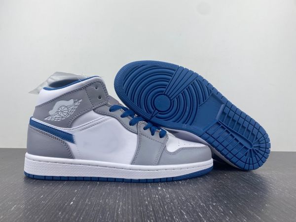 

shoes mid gs 1 cement true blue 1s dq8423-014 sports sneakers
