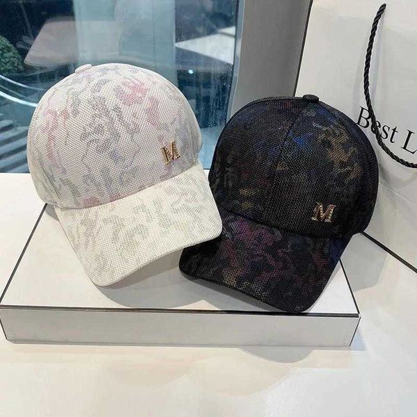 

ball caps women's hats camouflage fashion breathable baseball cap designer visors peaked caps summer hats for women sun beach hat l2302, Blue;gray