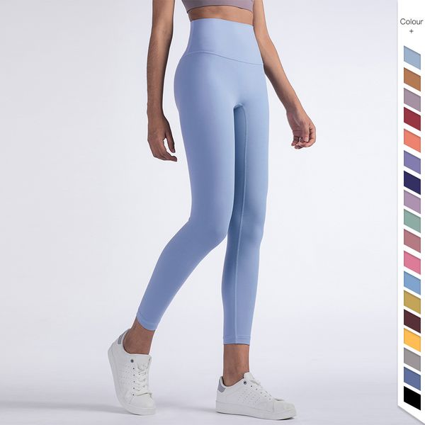 

nude feeling active yoga pants without t-line with back inside pockets outside wear elastic ultra-high waist buttock lifting sports tight fi