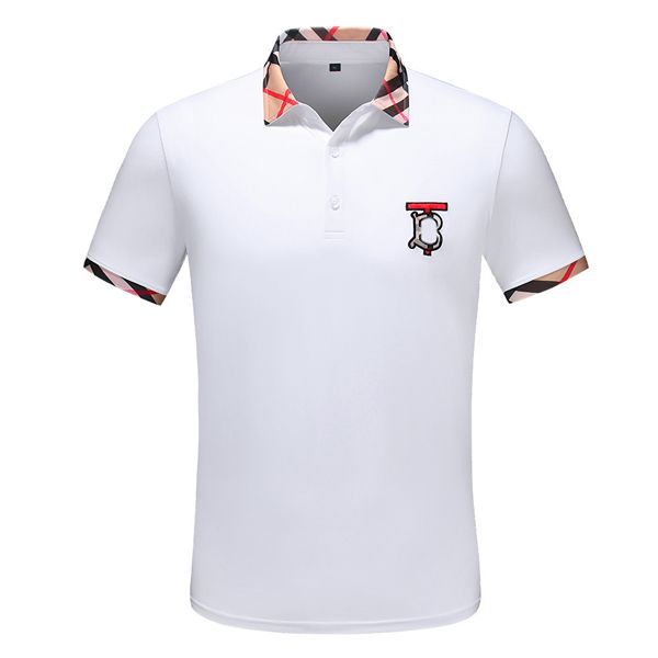 

mens stylist polo shirts luxury italy men clothes short sleeve fashion casual men's summer t shirt many colors are available size m-3xl, White;black