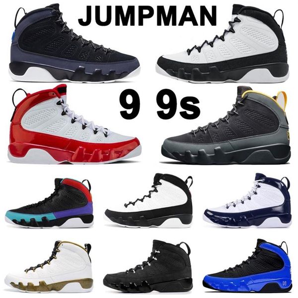 

2020 jumpman 9 9s men basketball shoes racer blue reflective gym red university gold statue dream it do it mens trainer sports sne272e