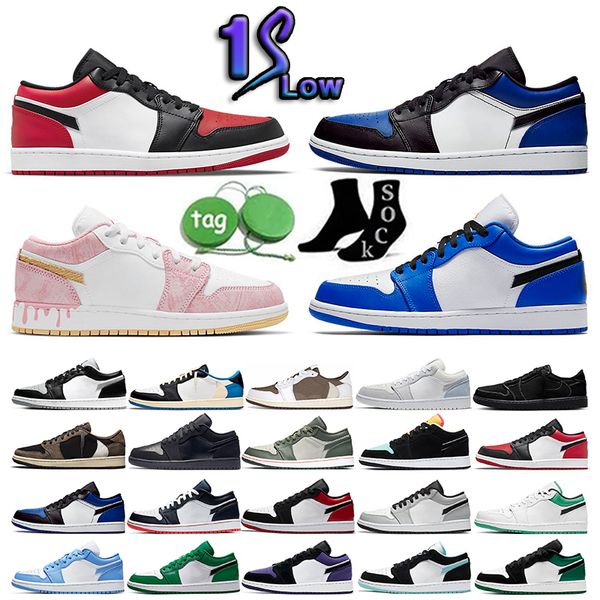 

2023 jumpman 1 low basketball shoes zion williamson voodoo 1s lows black phantom reverse mocha women mens trainers wolf grey dark mochas pan