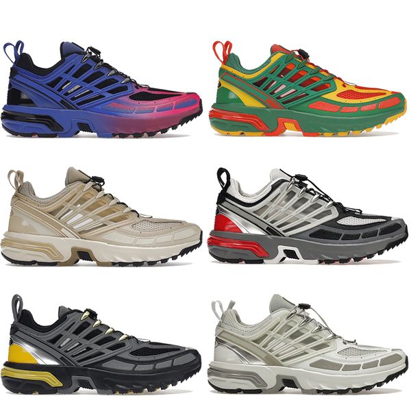 

acs pro advanced running shoes france slm pink blue green red yellow quiet shade antique moss vanilla lunar rock goji lomon men women design