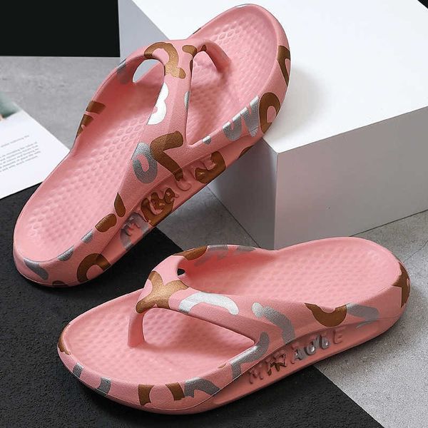 

slippers slippers flip flop men's trend indoor home fashion beach couple slippers man shoes slippers men bathroom slippersj230221 j2302, Black