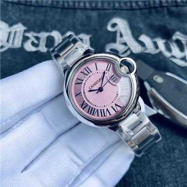 

women watches men's new cartiars ballon de women blue balloon fashion mechanical women's watch business couple full sky star leath, Slivery;golden