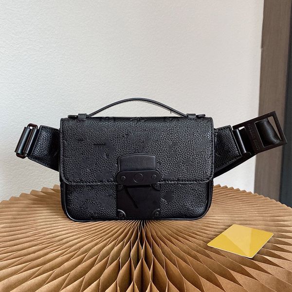 

s lock sling waist bags 5a hasp bag trunk lock monograms embossed designers luxurys handbag clutch cross body magnetic closure m58487 m46245