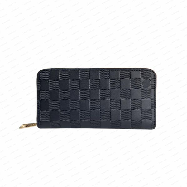 

designer wallet card holder woman purse genuine leather wallet embossed black wallet on chain long clutch bags fashion zipper coin pouch, Red;black