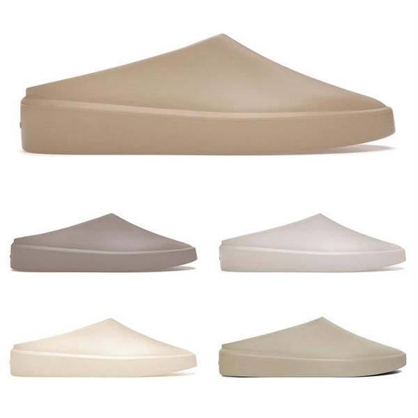 

2022 men women slippers the california slip on slippers almond cement concrete cream oat mens trainer234o, Black