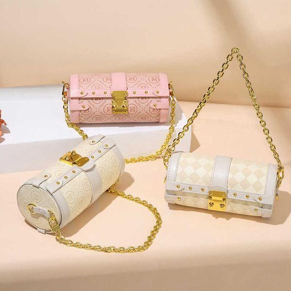 

wholesale 50% off designer bags for women cylinder women chain underarm wide single shoulder bag messenger handbags for sale