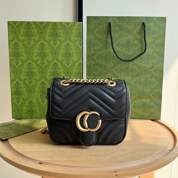 

tote designer bags handbag bag women fashion marmont classic cross body luxuries genuine leather with serial number dust bags