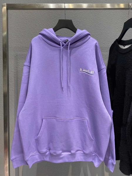 

designer balencigas women original parisian cola wave print hoodie zipper hoodie loose cotton men's and women's hoodie 2023 zb1p, Black