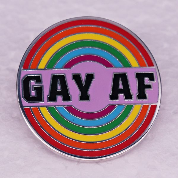 

gay brooch rainbow lgbt pin cute anime movies games hard enamel pins collect metal cartoon brooch backpack hat bag collar lapel badges, Blue