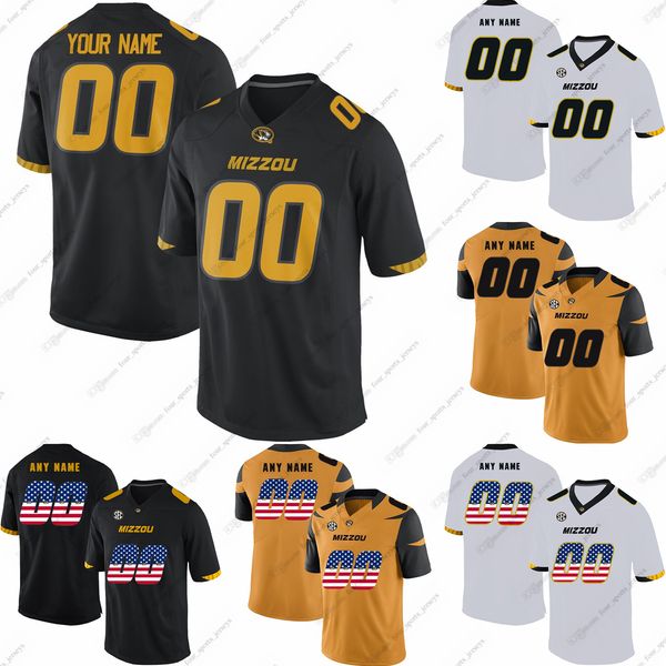 

custom ncaa college missouri tigers football jerseys 12 brady cook 2 chance luper 54 luke griffin 32 ky montgomery 33 chad bailey 26 xavier, Black