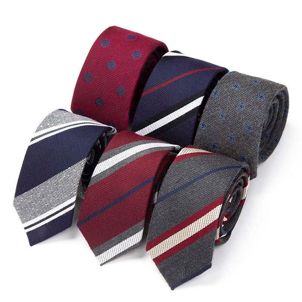 

neck ties men tie stripe cotton handmade wool ties for men necktie narrow collar slim cashmere casual wedding tie accessories j230227, Blue;purple