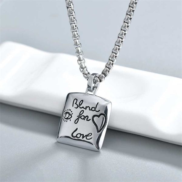 

80% off designer jewelry bracelet necklace ring xiao same love fearless square pendant straight hair, Silver