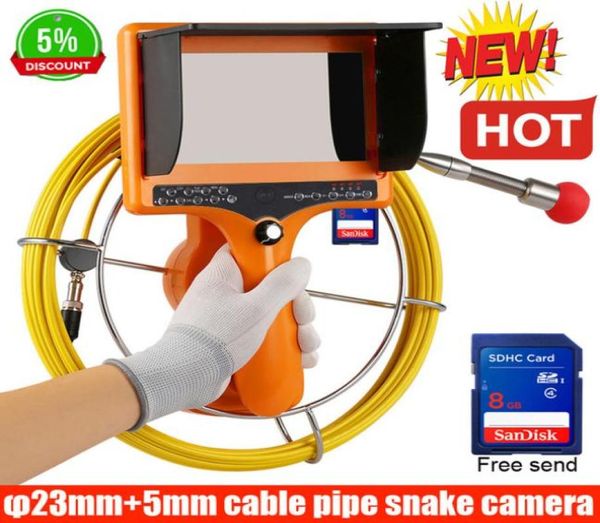 

40m dvr recorder meter counter drain endoscope pipe inspection camera pipe sewer camera waterproof pipe plumbing camera 12pcs led6582035