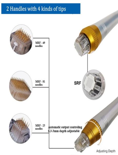 

microneedles handle and fractional rf microneedle for facial skin lifting machine7048219