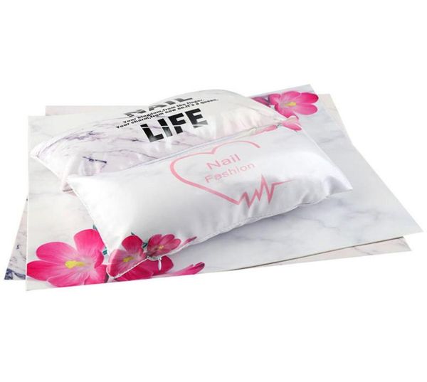 

set nail art soft arm cushion hand rests pillow holder cushion table mat salon manicure pad pu leather foldable washabl2507806