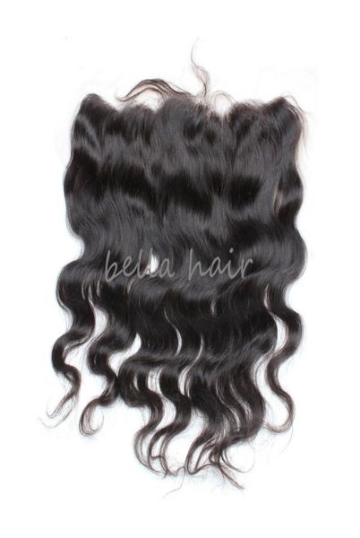 

peruvian body wave 4x13 frontal hair earear lace closure human hair extensions natural color bellahair products deal4138380, Black;brown