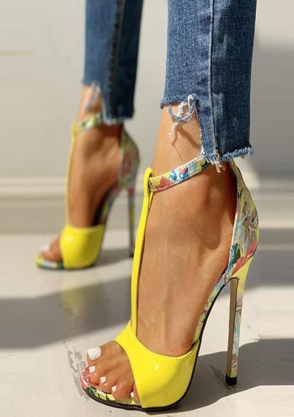 

high heels sandals for women summer club shoes women pu leather sandals sandalias mujer 20209043064, Black