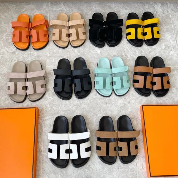 

women designer slipper slides sandal summer sandals shoes men classic brand beach slides casual woman outside slippers sliders beach leather, Black