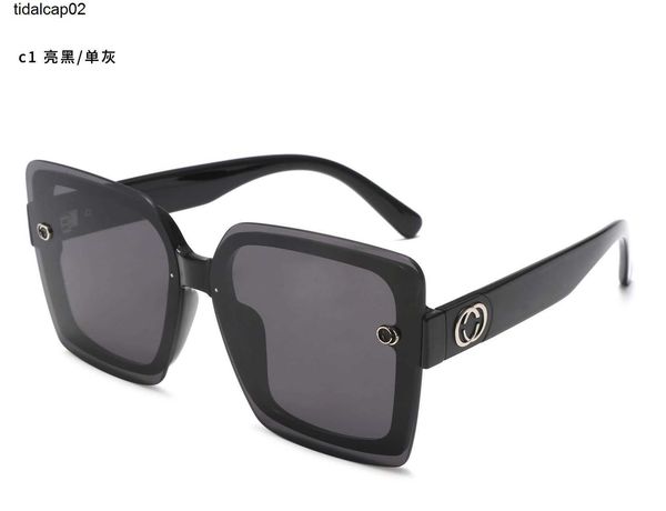 

2023 new spring korean classic simple g-style sunglasses and sunglasses with the, White;black