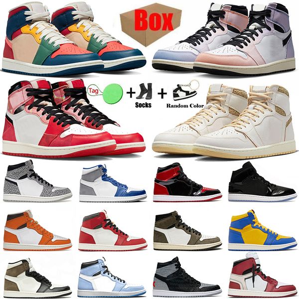

ts x 1s high 2023 basketball shoes jumpman 1 travis scoots low medium olive off reverse mocha next chapter white lucky green men women train