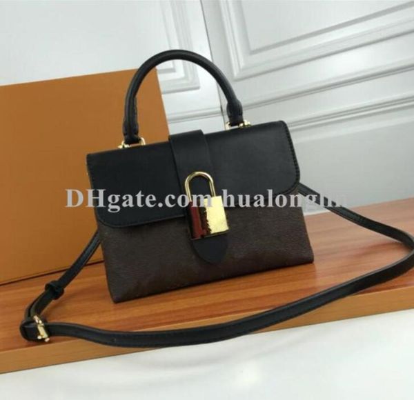 

woman bag hanbdag lock shoulder bags lady purse flower fashion classic whole discount3051419