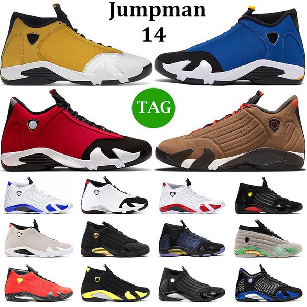 

ale jumpman 14 men basketball shoes 14s laney ginger candy cane hyper royal black toe gym red last sdmp mens trainers outdoor sneakers