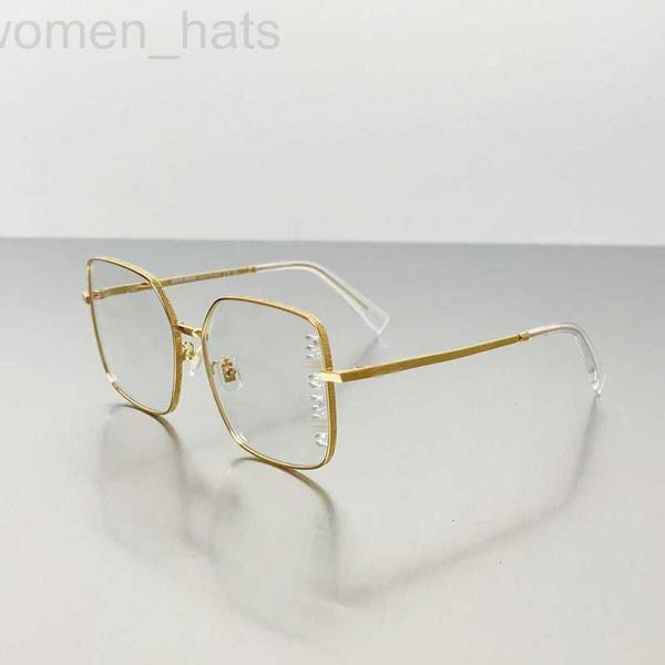 

collectable designer new sunglasses women's blue light proof large frame flat lens square eyeglass myopia