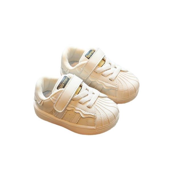 

first walkers kids shoes toddler baby sandals child boys spring autumn soft bottom girls white shell toe f10750