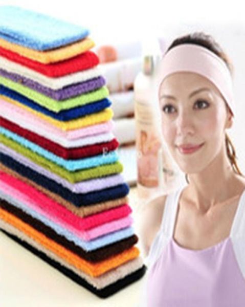 

candy color sports gym yoga slimming elastic hair head band headband sweatband3473462, Silver