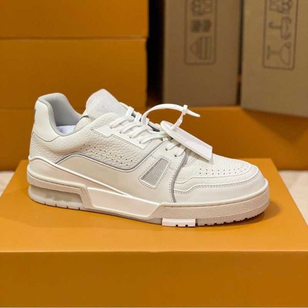 

high edition trainer lvity shoes sports shoes breathable casual shoes denim leather lace up board shoes men's shoes women's genuin, Black