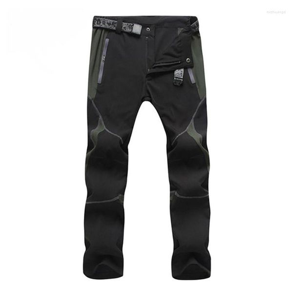 

men's pants tactical ultra-thin cargo quick dry elastic breathable long sportswear summer casual drop men trousers work, Black