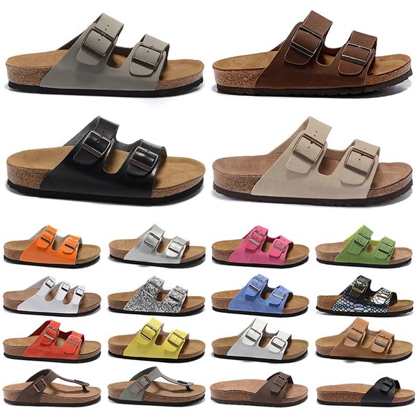 

birks boston clog birkenstocks sandals luxury slipper men women ciabatte pantoufle designer slides sliders mules wood flip flops, Black