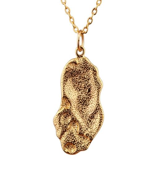 

irregular 14k gold plated pendant necklace fashion elegant necklaces gift for woman jewelry6672823, Silver