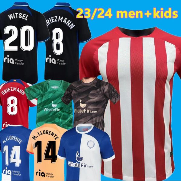 

soccer jerseys 120th anniversary 22 23 24 memphis home 2023 m. llorente correa camiseta football shirts uniforms away kids kit griezmann r., Black;yellow