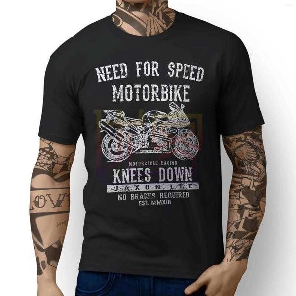 

men's t shirts speed cbr954rr fireblade motorbike art t-shirt clothes crewneck cotton tees amazing short sleeve unique, White;black