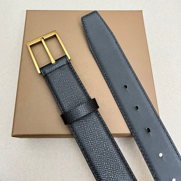 

men black leather dress belt gold buckle casual jeans belts waistband, Black;brown