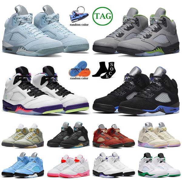 

men basketball shoes 5s raging red stealth white cement metallic international flight oreo women retro racer blue green bean sports sneakers