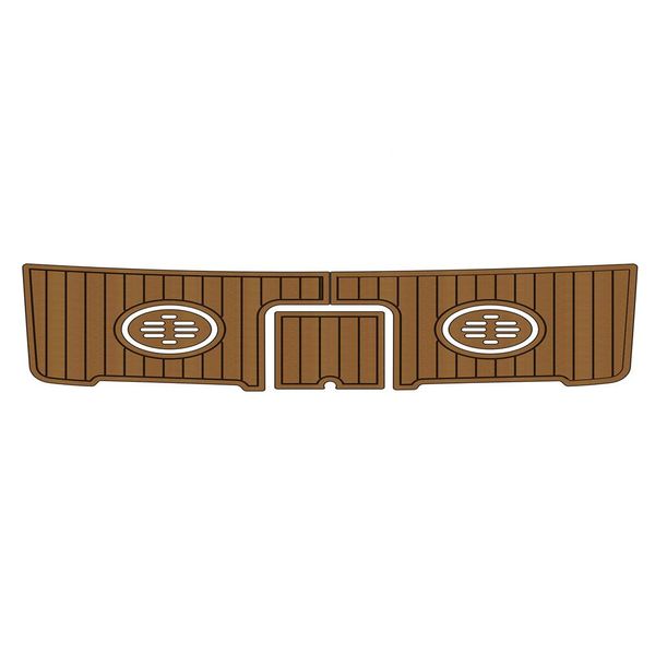 

2006 monterey 302 swim platfrom step pad boat eva foam faux teak deck floor mat backing adhesive seadek gatorstep style floor