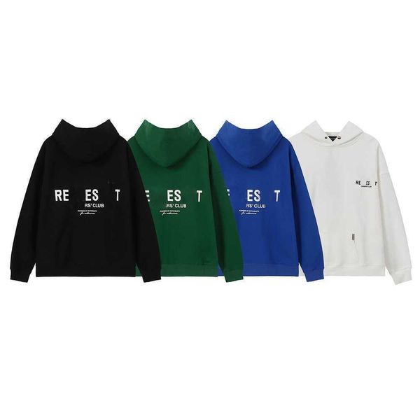 

men's designer warm hoodies sweater suit men womens fashion streetwear letter pullover sweatshirts loose lovers, Black