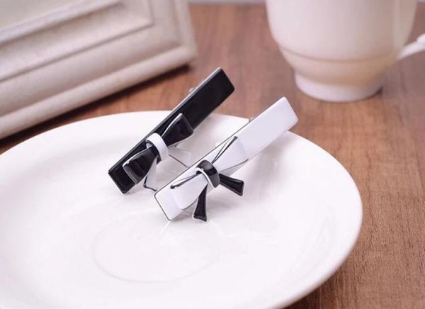 

6x15cm fashion classic black and white acrylic butterfly hair clips side clip hairpin for ladies collection headdress jewelry vip2123084, Golden;silver